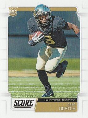 Greg Dortch - 2019 Panini-Score Football NFL Draft Rookie Card
